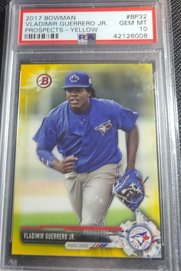 Vlad Guerrero Jr. 2017 Bowman Yellow #32 PSA 10