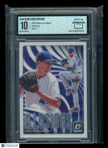 2017 Panini Donruss Optic Illusions Jacob deGrom #OI-1 Arena Club 10