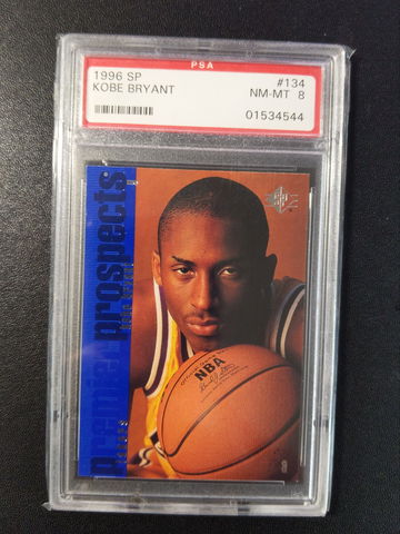  1996 SP #134 KOBE BRYANT PSA8