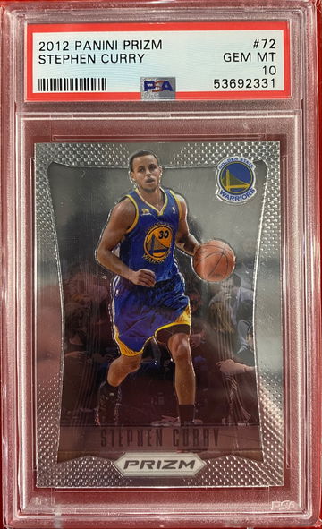 2012 Prizm Stephen Steph Curry PSA 10 
