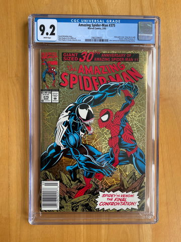 Amazing Spider-Man #375 Newsstand CGC 9.2 White Pages