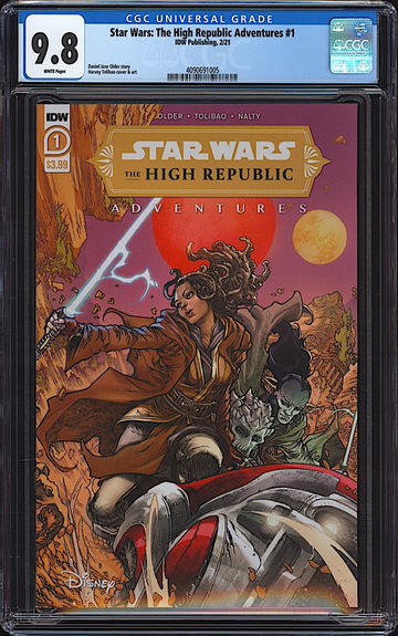 Star Wars The High Republic Adventures #1 CGC 9.8 WHITE IDW 2021 1st Torban Buck