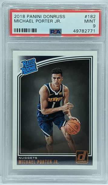 Michael Porter Jr. 2018 Donruss PSA 9
