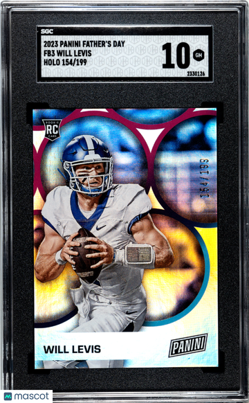 2023 Panini Father's Day Will Levis #FB3 Holo /199 SGC 10