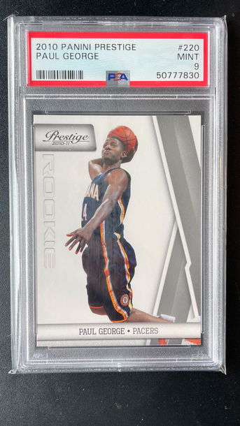 2010 Prestige Paul George PSA 9 