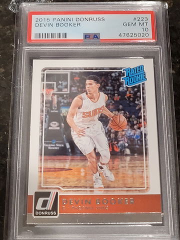 2015 Panini Donruss Devin Booker Rated Rookie PSA 10