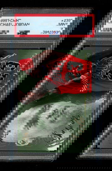 1995-96 Flair Michael Jordan Style PSA 9 Mint