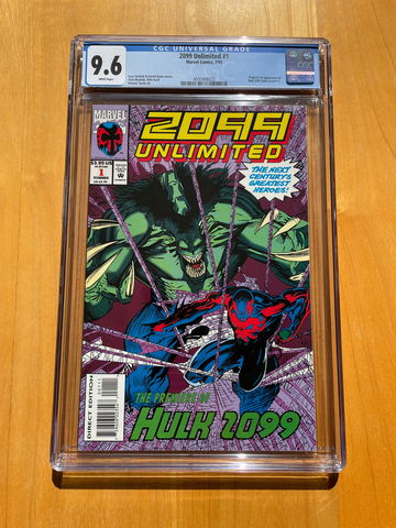 2099 Unlimited #1 CGC 9.6 White