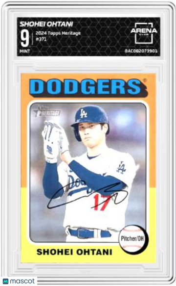 2024 Topps Heritage Shohei Ohtani #371 Arena Club 9