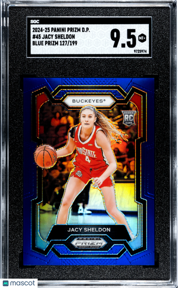 2024 Panini Prizm D.P. Jacy Sheldon #45 Blue SGC 9.5