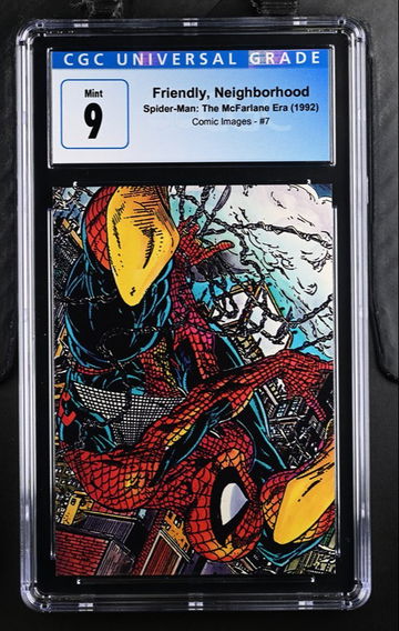 1992 COMIC IMAGES SPIDER-MAN II 30TH ANNIVERSARY FRIENDLY NEIGHBORHOOD #61 CGC 9