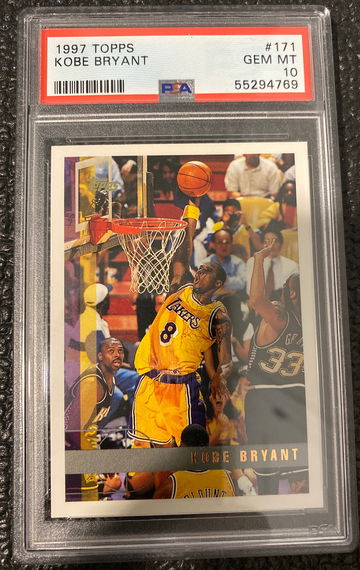 1997-98 KOBE BRYANT TOPPS 2ND Year! #171 PSA 10 GEM MINT