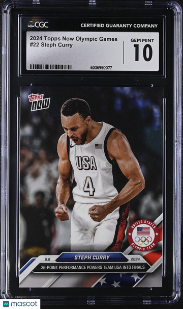 2024 Topps Now Olympic Games #22 CGC 10