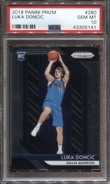LUKA DONCIC 2018 PANINI PRIZM ROOKIE PSA 10
