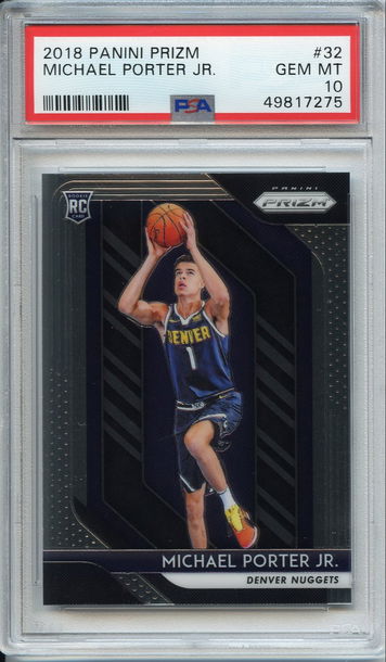 Michael Porter Jr. Prizm Rookie PSA 10 NEP