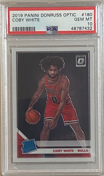 2019 Optic Coby White PSA 10