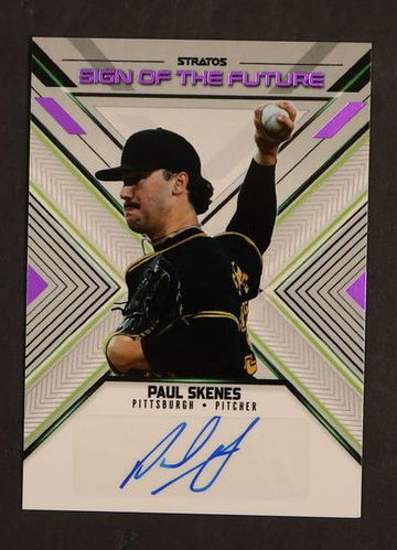 2023 Pulse Trading Cards Stratos #SP-PS Paul Skenes Sign of the Future /10 Auto