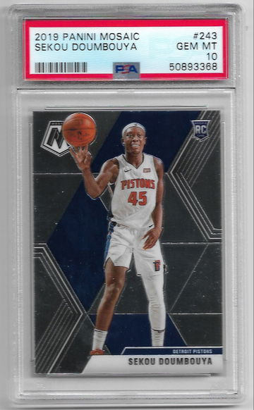Sekou Doumbouya 2019 Mosaic PSA 10