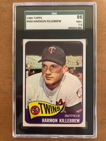 1965 Topps Harmon Killebrew #400 SGC 7.5
