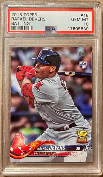 Rafael Devers 2018 Topps RC PSA 10