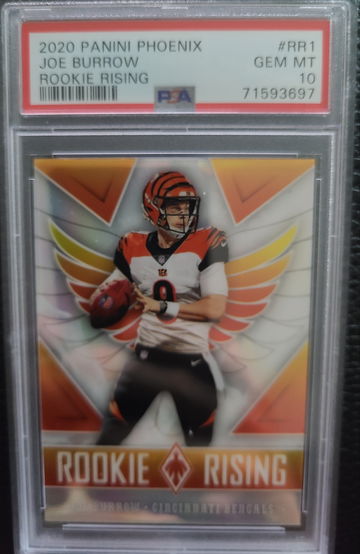 2020 Panini Phoenix Joe Burrow PSA-10