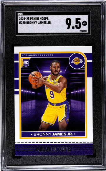 2024-25 Panini Hoops #280 Bronny James Jr. SGC 9.5