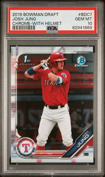 2019 Bowman Draft Chrome Josh Jung #BDC-7 PSA 10