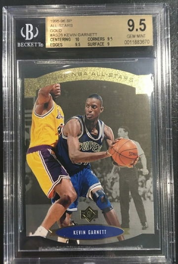Kevin Garnett 1995 SP All-Stars Gold RC BGS 9.5