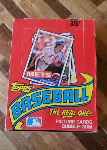 1985 Topps unopened box  36 packs