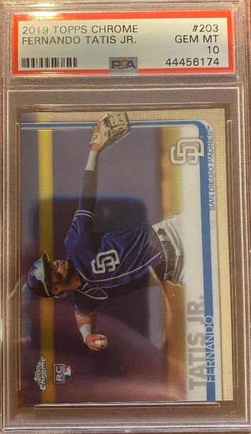 Topps Chrome Fernando Tatis Jr. PSA 10