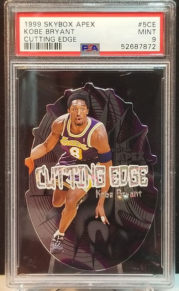 1999 Skybox Apex #5CE Kobe Bryant Cutting Edge PSA 9