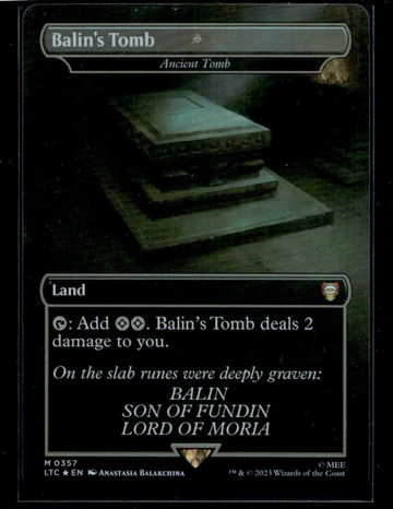2023 MTG Lord of the Rings Balin's Tomb #M0357