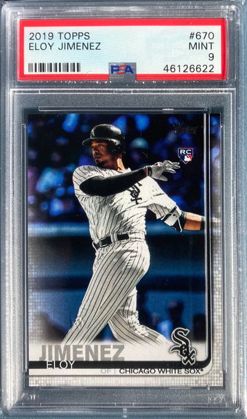 2019 Topps Eloy Jimenez #670 PSA 9