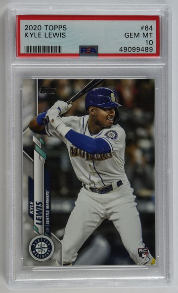2020 Topps Kyle Lewis PSA 10 #64