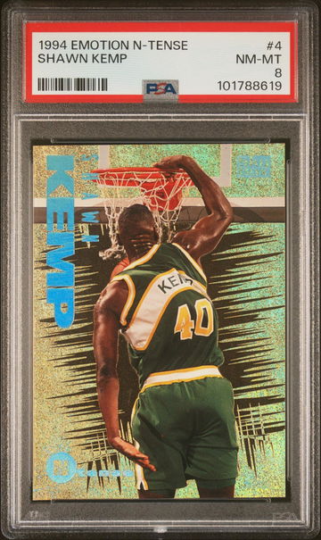 1994 Emotion #4 Shawn Kemp N-Tense PSA 8