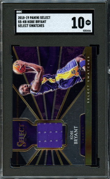 2018 Select Swatches Kobe Bryant SGC 10 Gem Mint