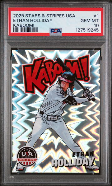 2025 Panini Stars & Stripes USA Kaboom! Ethan Holliday #1 PSA 10