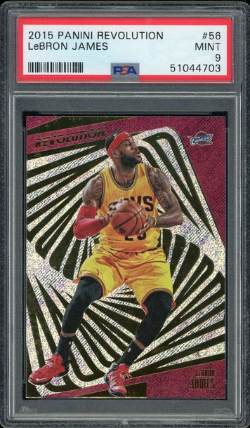 LeBron James 2015/16 Panini Revolution #56 PSA 9 MINT Cavaliers Heat Lakers!