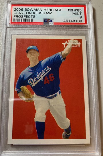 Clayton Kershaw PSA 9