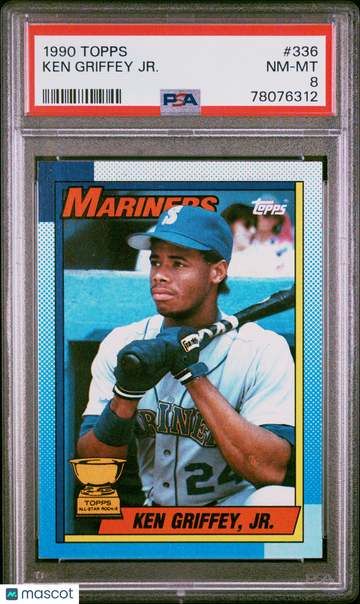 1990 Topps Ken Griffey JR. #336 PSA 8
