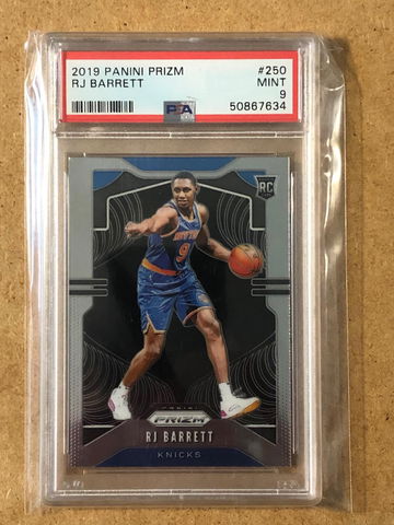 2019 Panini Prizm RJ Barrett #250 PSA 9