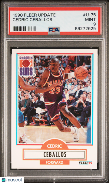 1990 Fleer Update Cedric Ceballos #U-75 PSA 9
