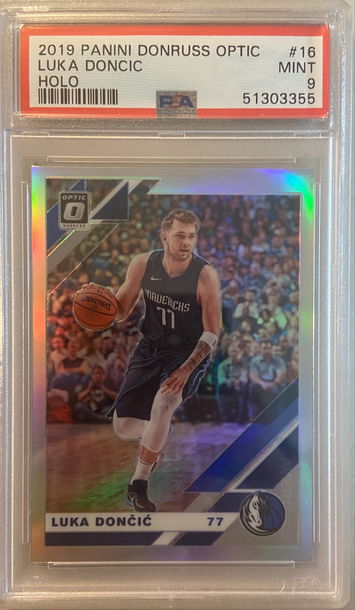 2019 Optic Luka Doncic Holo PSA 9