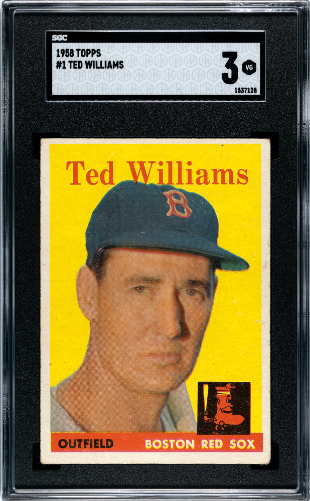 1958 Topps Ted Williams #1 SGC 3