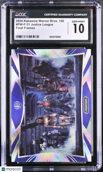 2024 Kakawow Warner Bros. 100 Justice League #PW-F-31 Final Frames CGC 10
