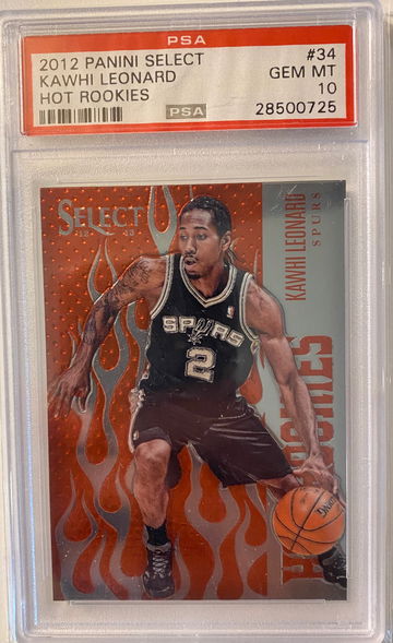 2012 Panini Select Kawhi Leonard Hot Rookies PSA 10