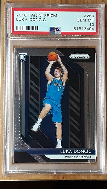 2018 Prizm Luka Doncic PSA 10