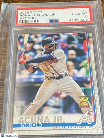 2019 Topps Ronald Acuña Jr. #1 Topps Prospects Rookie PSA 10