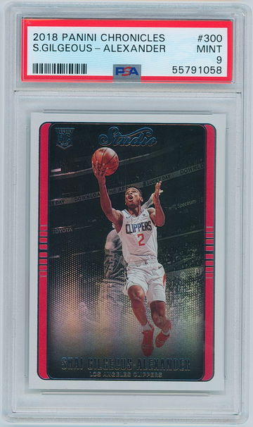 2018 Shai Gilgeous Alexander Chronicles Studio PSA 9 MINT