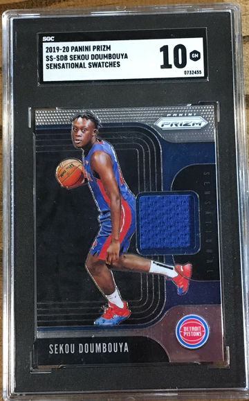 2019-20 Panini Prizm SS-SDB Sekou Doumboya Sensational Swatches